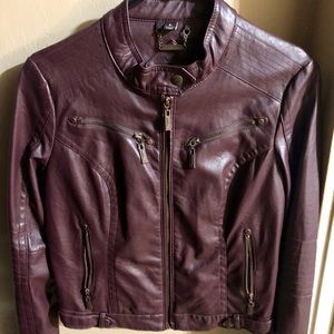 Jou Jou Faux leather jacket.